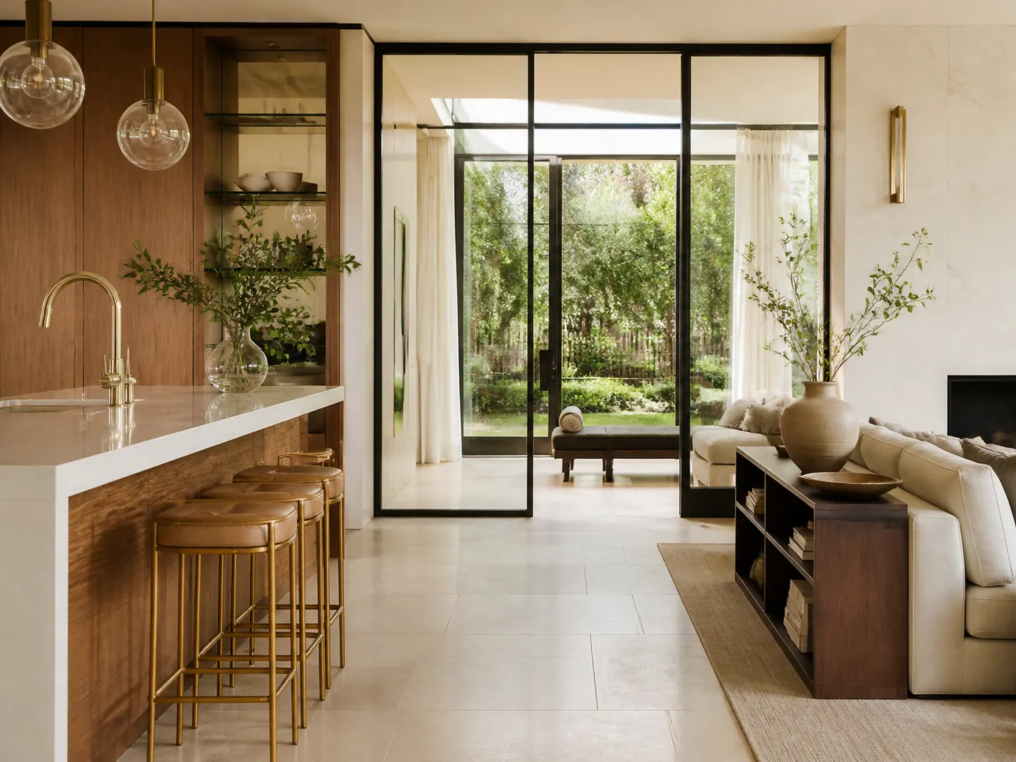 Clear and refined interior representing transparent costs
